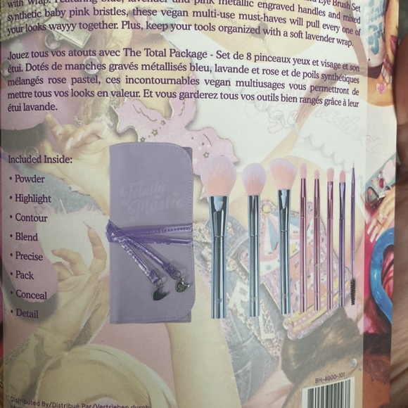 BH Cosmetics x Iggy 9 pc Brush Set w/ Case - Picture 5 of 5